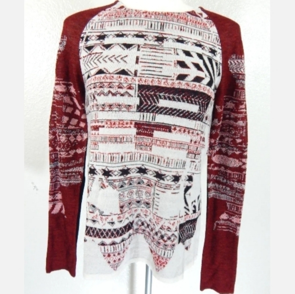 Aldomartins Geometric Southwestern Sweater